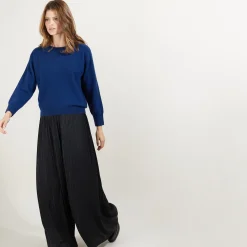 Maison Montagut Pull Col Rond Emmanchures Marteau En Cachemire - Bree><noscript><img width=