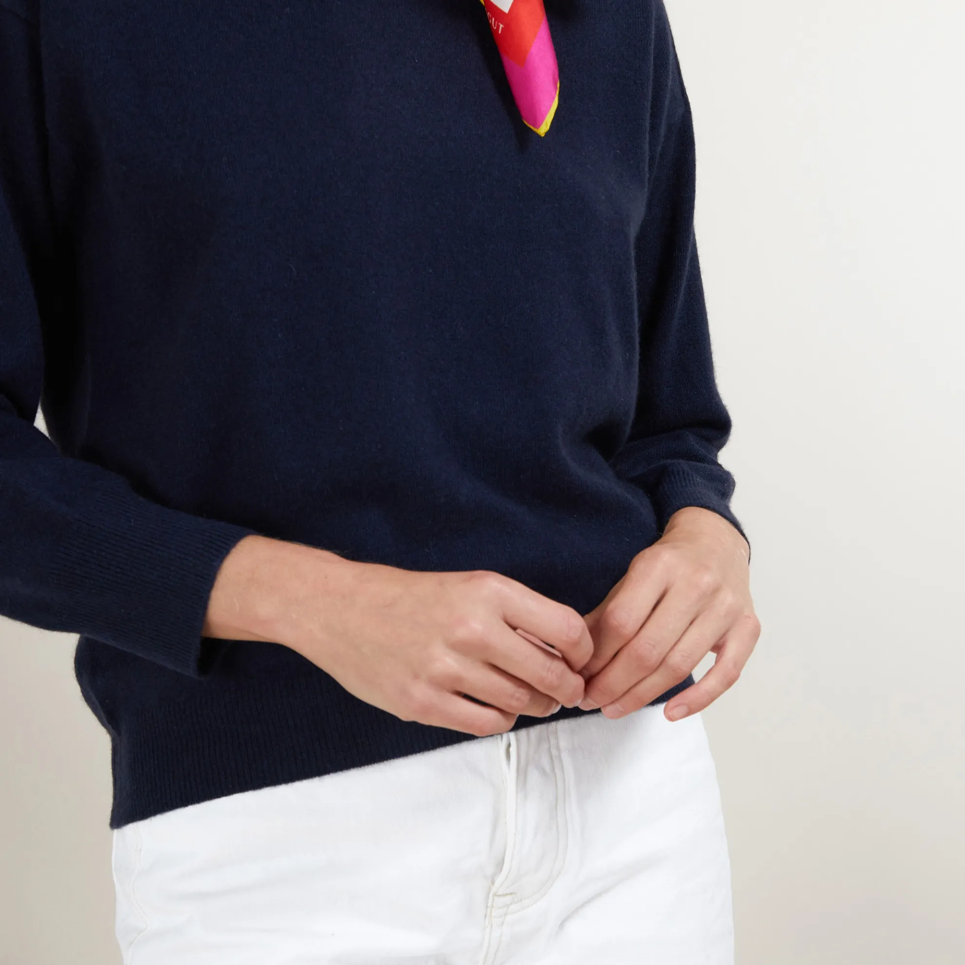 Maison Montagut Pull Col Rond Emmanchures Marteau En Cachemire - Bree>Femme Pulls