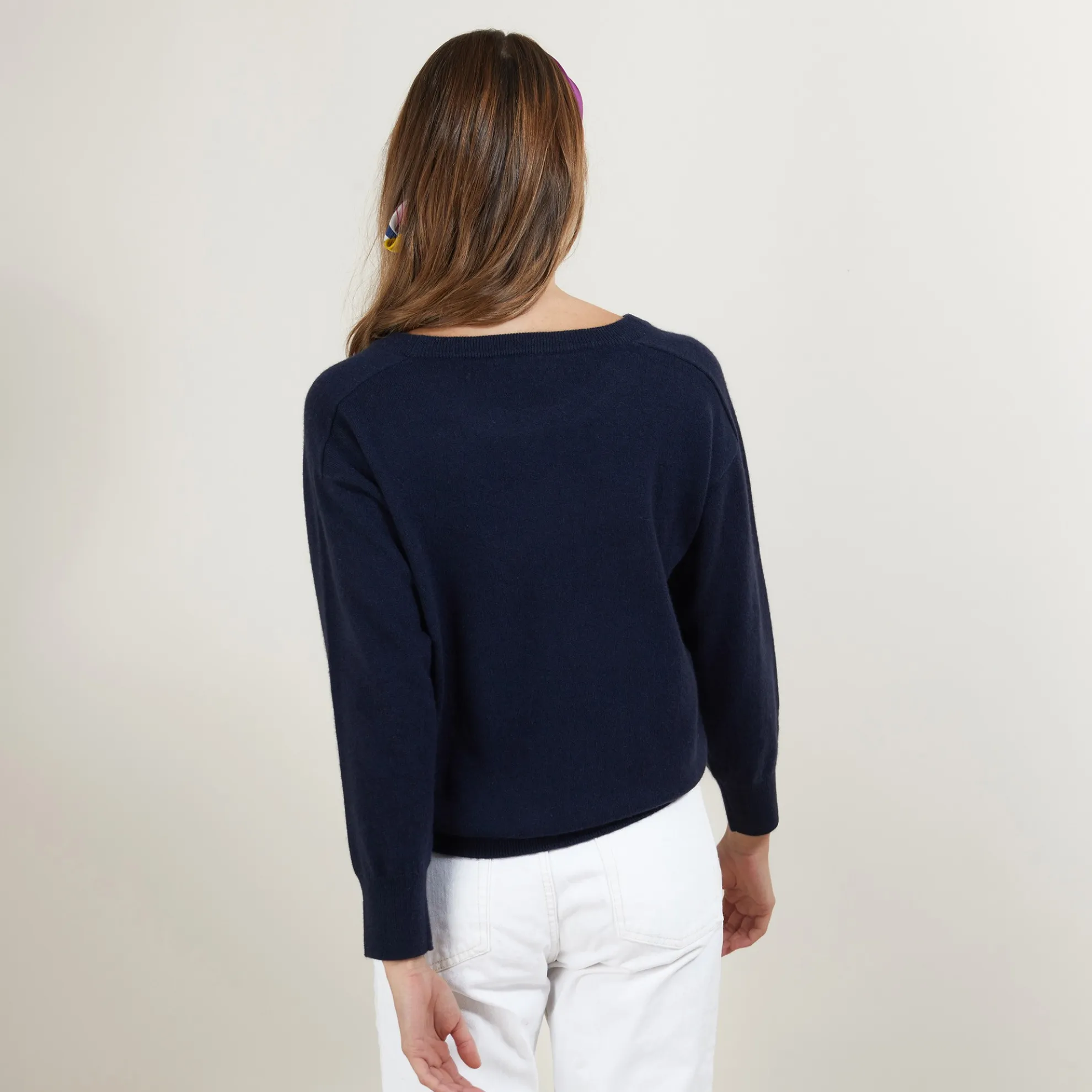 Maison Montagut Pull Col Rond Emmanchures Marteau En Cachemire - Bree>Femme Pulls