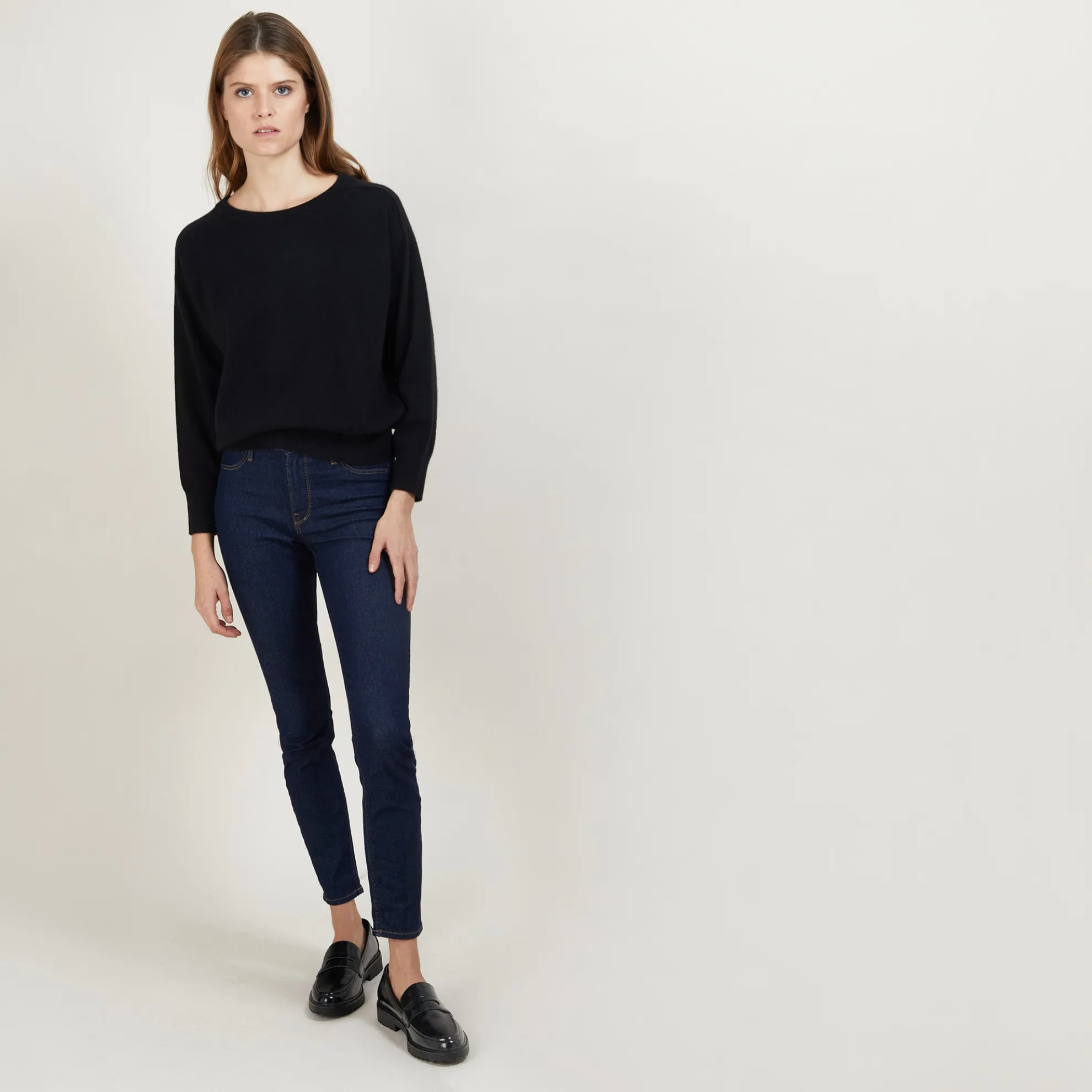 Maison Montagut Pull Col Rond Emmanchures Marteau En Cachemire - Bree>Femme Pulls