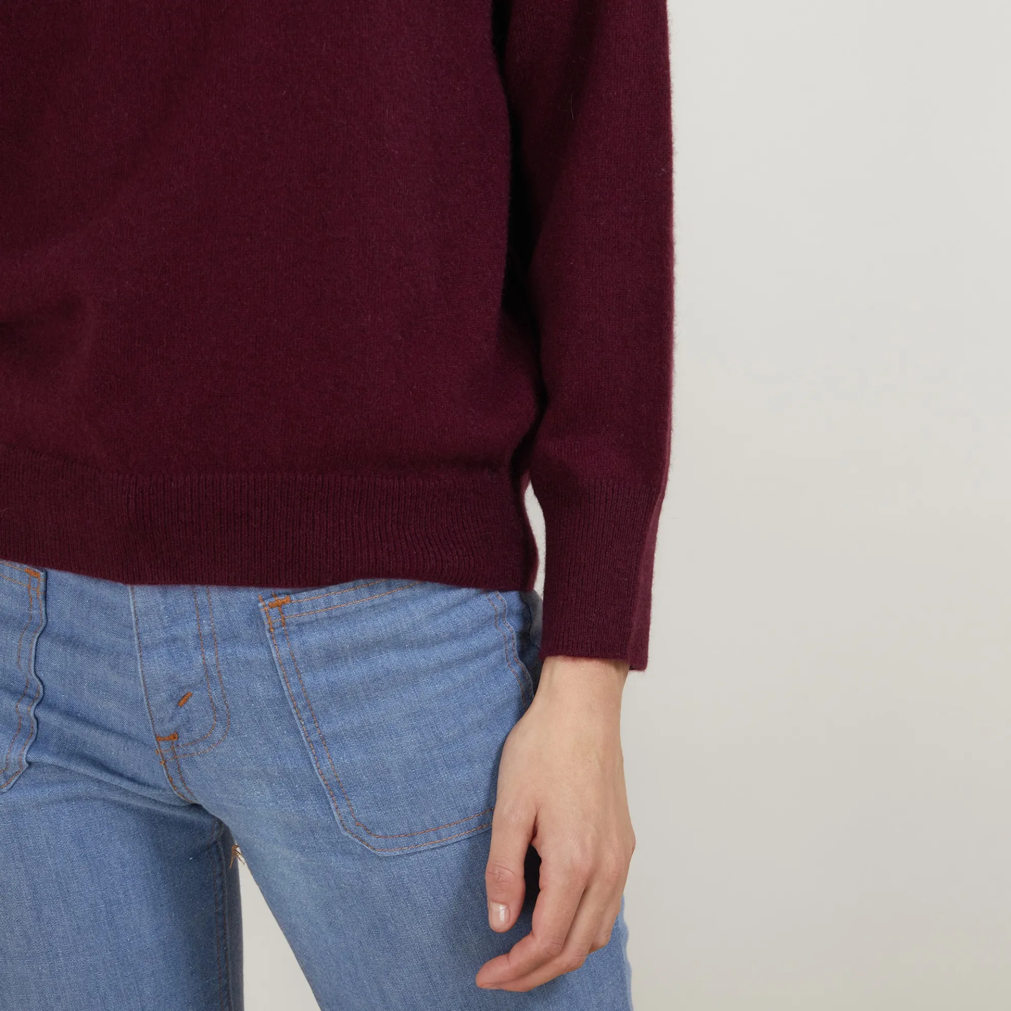 Maison Montagut Pull Col Rond Emmanchures Marteau En Cachemire - Bree>Femme Pulls