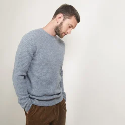 Maison Montagut Pull Col Rond En Cachemire 4 Fils - Liverpool>Homme Pulls