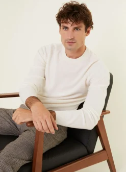 Maison Montagut Pull Col Rond En Cachemire - Evain><noscript><img width=