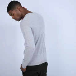 Maison Montagut Pull Col Rond En Cachemire - Benoit><noscript><img width=