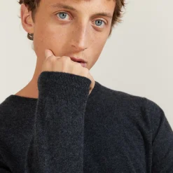 Maison Montagut Pull Col Rond En Cachemire - Benoit><noscript><img width=