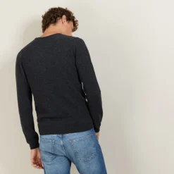 Maison Montagut Pull Col Rond En Cachemire - Benoit><noscript><img width=