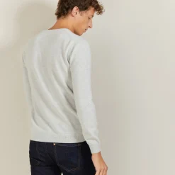 Maison Montagut Pull Col Rond En Cachemire - Benoit><noscript><img width=