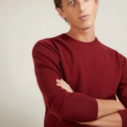 Maison Montagut Pull Col Rond En Cachemire - Benoit><noscript><img width=