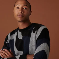 Maison Montagut Pull Col Rond En Cachemire 4 Fils - Adam><noscript><img width=