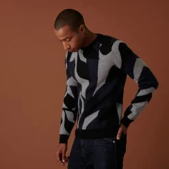 Maison Montagut Pull Col Rond En Cachemire 4 Fils - Adam><noscript><img width=