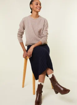 Maison Montagut Pull Col Rond En Cachemire - Abeline><noscript><img width=