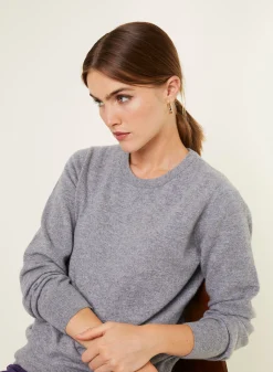 Maison Montagut Pull Col Rond En Cachemire - Abeline><noscript><img width=