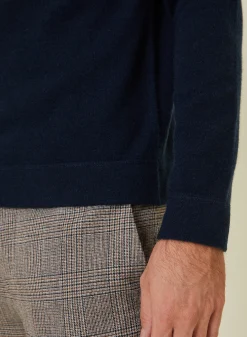 Maison Montagut Pull Col Rond En Cachemire Finitions Roulotees - Ernest><noscript><img width=