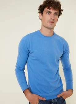 Maison Montagut Pull Col Rond En Cachemire Finitions Roulotees - Ernest><noscript><img width=