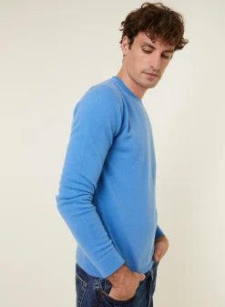 Maison Montagut Pull Col Rond En Cachemire Finitions Roulotees - Ernest><noscript><img width=