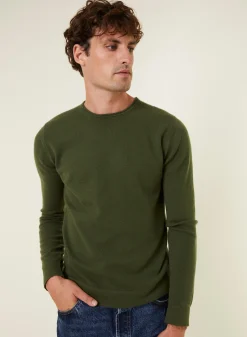 Maison Montagut Pull Col Rond En Cachemire Finitions Roulotees - Ernest><noscript><img width=
