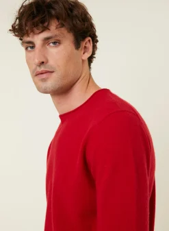 Maison Montagut Pull Col Rond En Cachemire Finitions Roulotees - Ernest><noscript><img width=