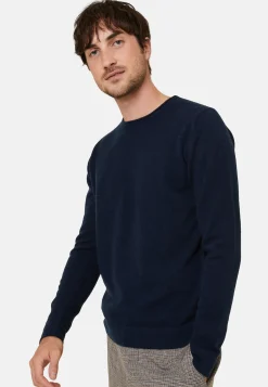 Maison Montagut Pull Col Rond En Cachemire Finitions Roulotees - Ernest><noscript><img width=