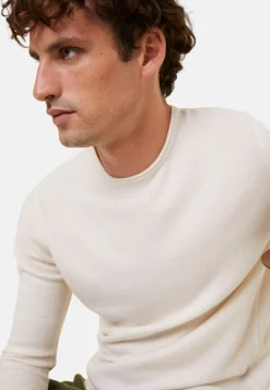 Maison Montagut Pull Col Rond En Cachemire Finitions Roulotees - Ernest><noscript><img width=