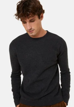 Maison Montagut Pull Col Rond En Cachemire Finitions Roulotees - Ernest><noscript><img width=