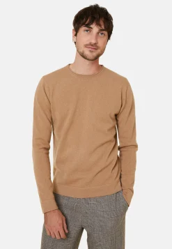 Maison Montagut Pull Col Rond En Cachemire Finitions Roulotees - Ernest><noscript><img width=