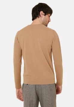 Maison Montagut Pull Col Rond En Cachemire Finitions Roulotees - Ernest><noscript><img width=