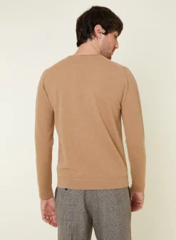 Maison Montagut Pull Col Rond En Cachemire Finitions Roulotees - Ernest><noscript><img width=