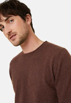 Maison Montagut Pull Col Rond En Cachemire Finitions Roulotees - Ernest><noscript><img width=