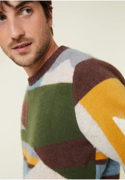 Maison Montagut Pull Col Rond En Cachemire Superbowl - Florian><noscript><img width=