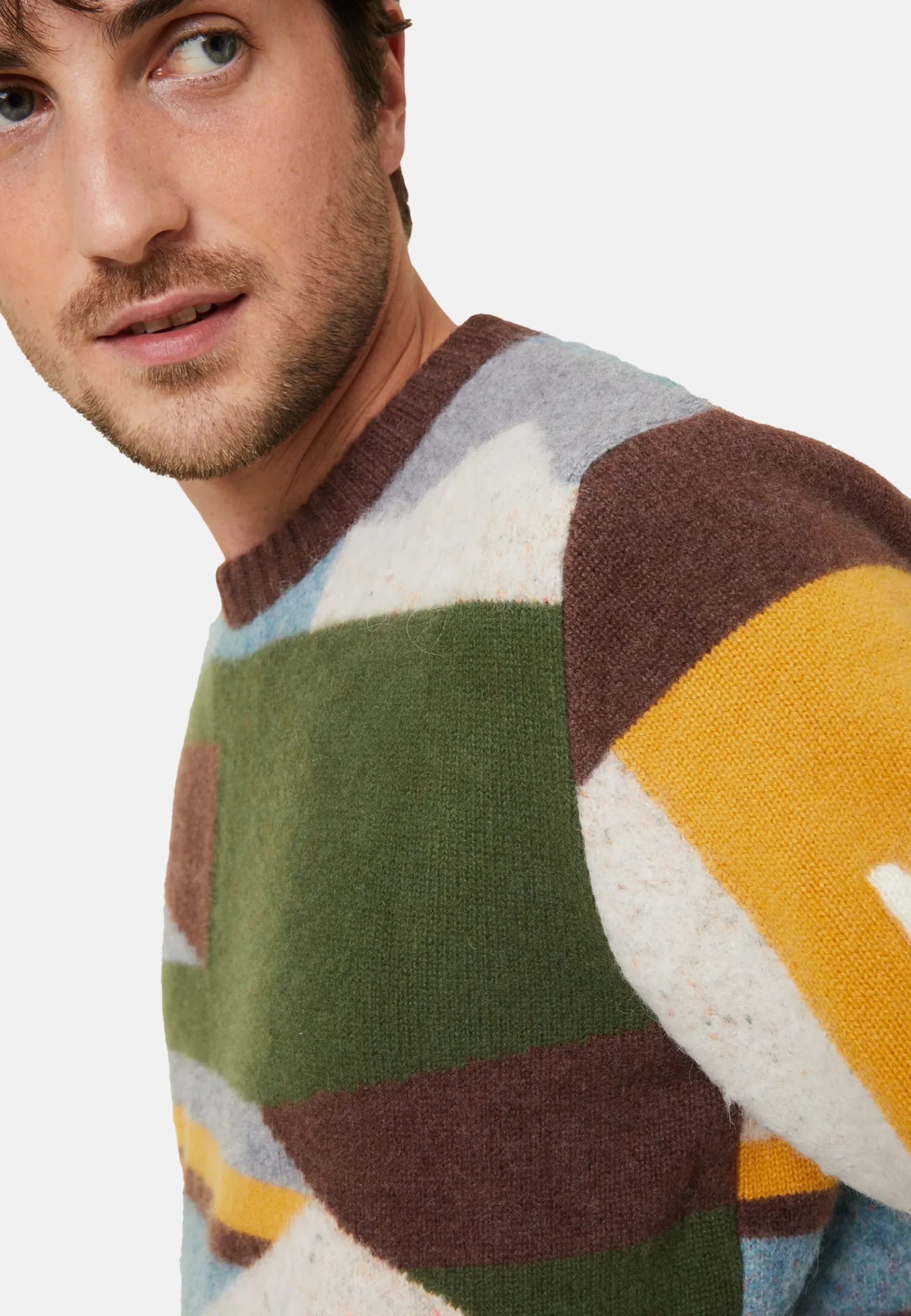 Maison Montagut Pull Col Rond En Cachemire Superbowl - Florian>Homme Pulls