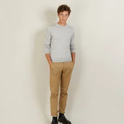 Maison Montagut Pull Col Rond En Laine Et Soie - Barsam><noscript><img width=