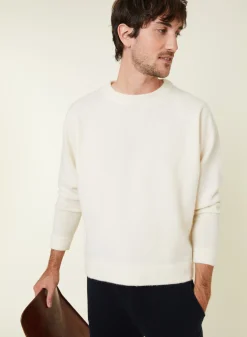 Maison Montagut Pull Col Rond En Laine Et Cachemire - Fado><noscript><img width=