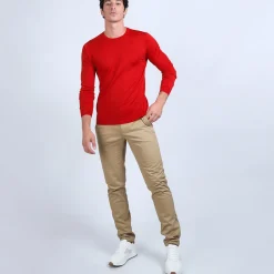 Maison Montagut Pull Col Rond En Laine Et Soie - Barsam><noscript><img width=