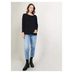 Maison Montagut Pull Col Rond En Laine Et Soie - Bajira><noscript><img width=