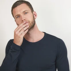 Maison Montagut Pull Col Rond En Laine Merinos - Bardem><noscript><img width=