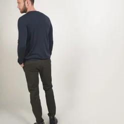 Maison Montagut Pull Col Rond En Laine Merinos - Bardem><noscript><img width=