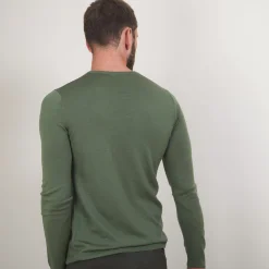 Maison Montagut Pull Col Rond En Laine Merinos - Bardem><noscript><img width=