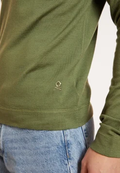 Maison Montagut Pull Col Rond En Laine Merinos Finitions Roulotees - Rythme><noscript><img width=