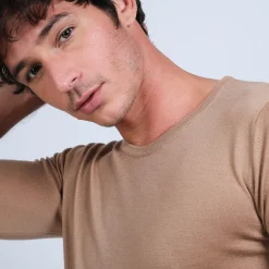 Maison Montagut Pull Col Rond En Laine Merinos - Bardem><noscript><img width=