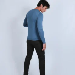 Maison Montagut Pull Col Rond En Laine Merinos - Bardem><noscript><img width=