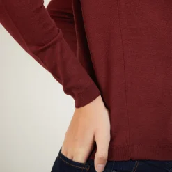 Maison Montagut Pull Col Rond En Laine Merinos - Berenice><noscript><img width=