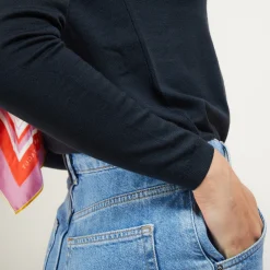 Maison Montagut Pull Col Rond En Laine Merinos - Berenice><noscript><img width=