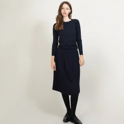 Maison Montagut Pull Col Rond En Laine Merinos - Berenice><noscript><img width=