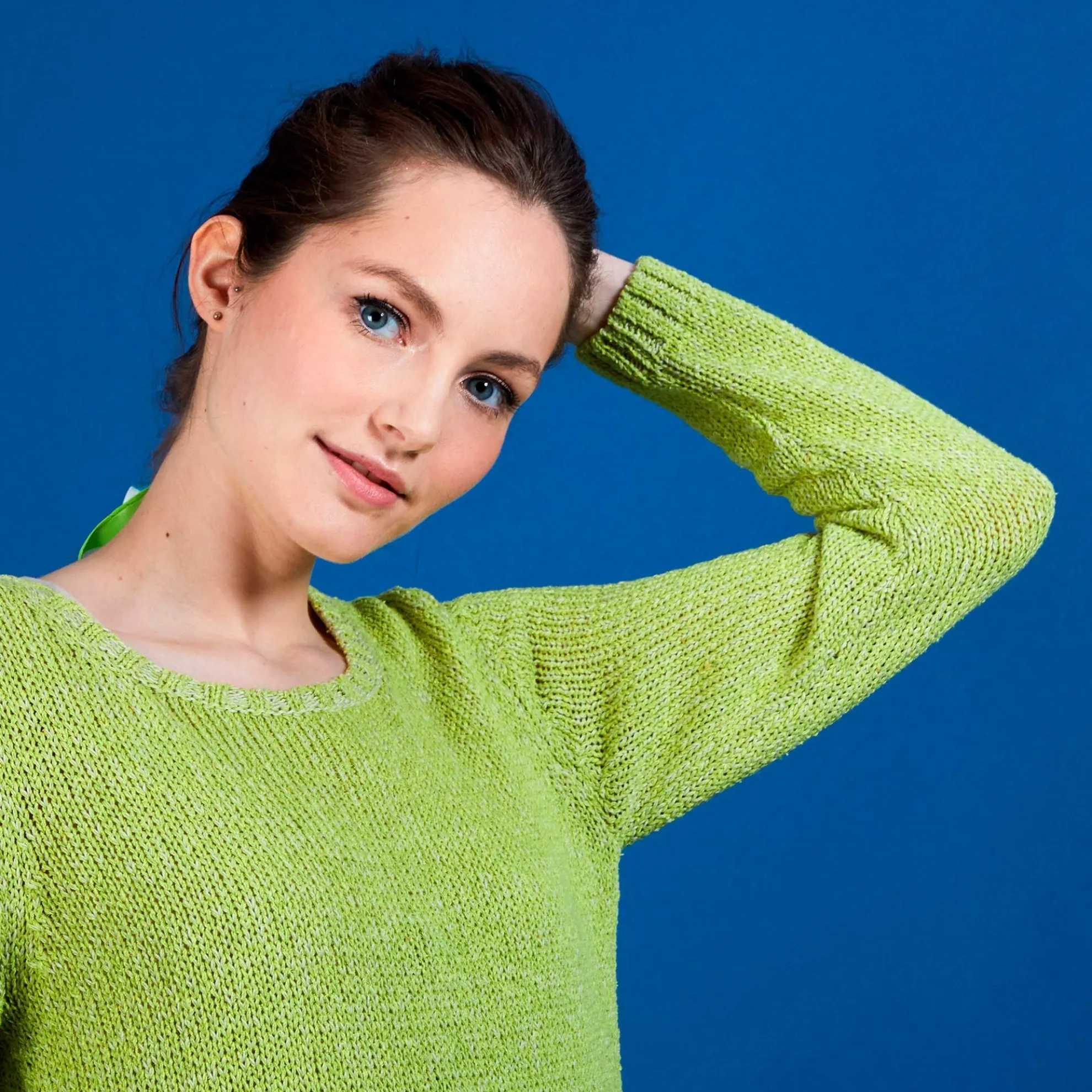 Maison Montagut Pull Col Rond En Soie Coton Et Laine - Benji>Femme Pulls