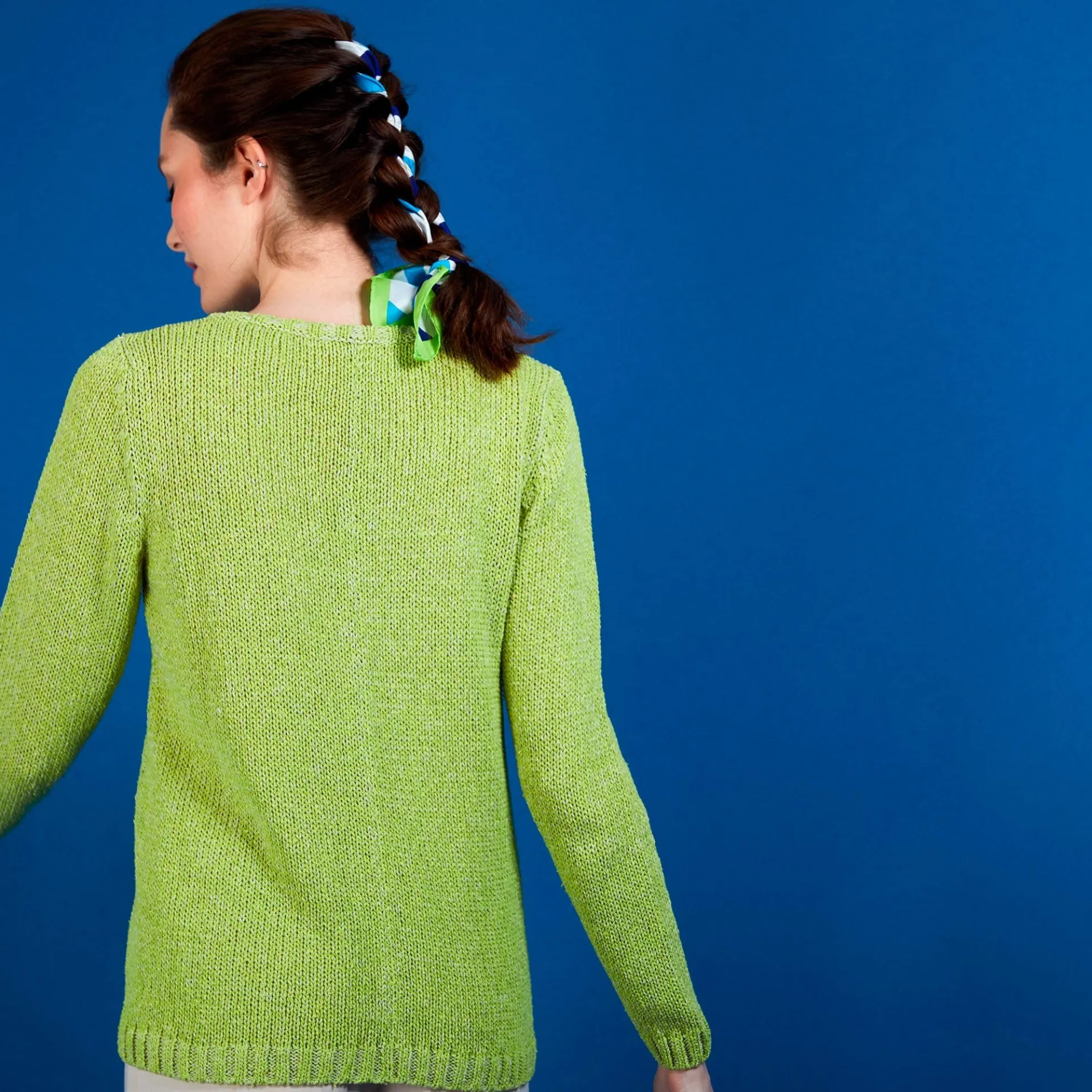 Maison Montagut Pull Col Rond En Soie Coton Et Laine - Benji>Femme Pulls