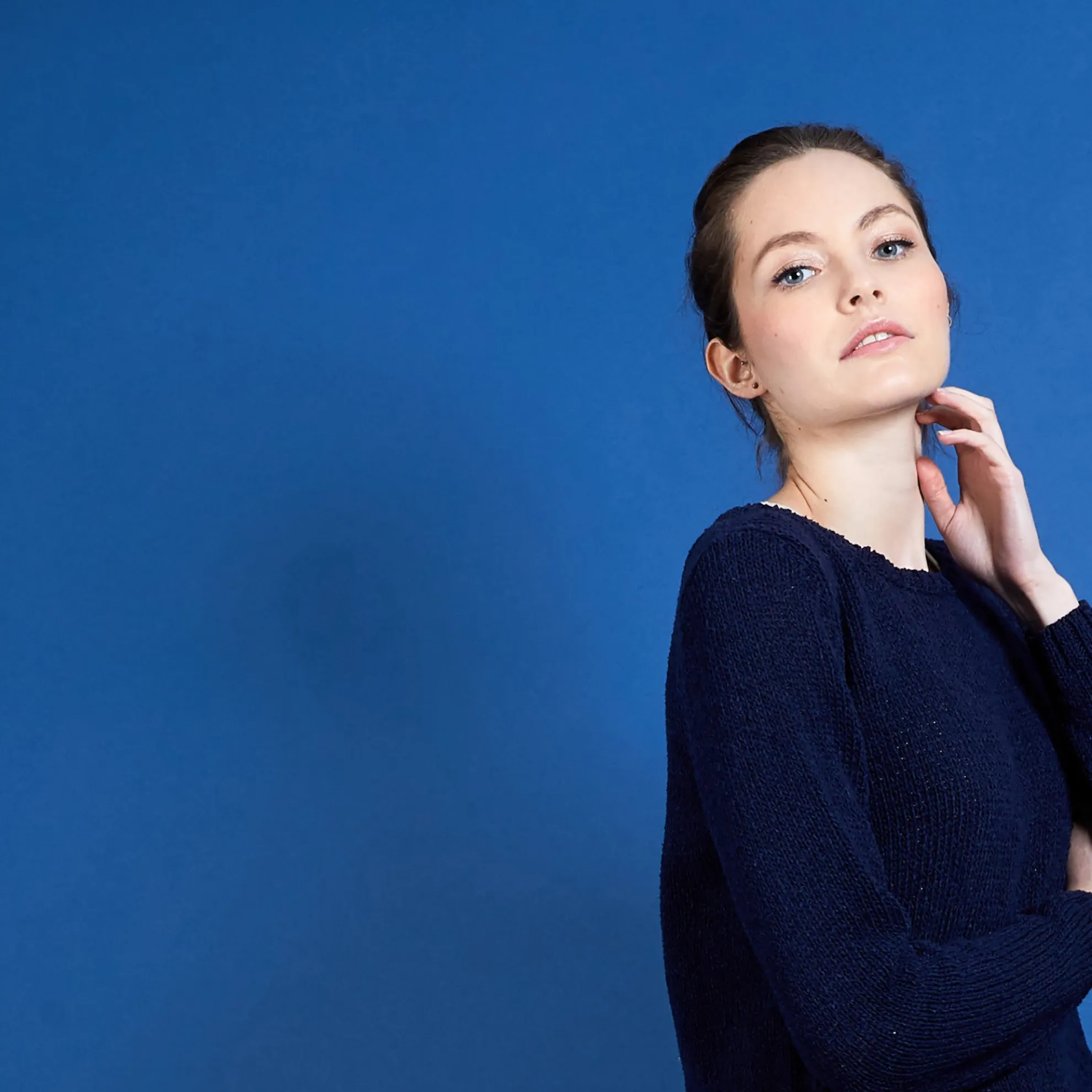 Maison Montagut Pull Col Rond En Soie Coton Et Laine - Benji>Femme Pulls