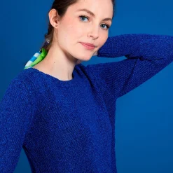 Maison Montagut Pull Col Rond En Soie Coton Et Laine - Benji><noscript><img width=