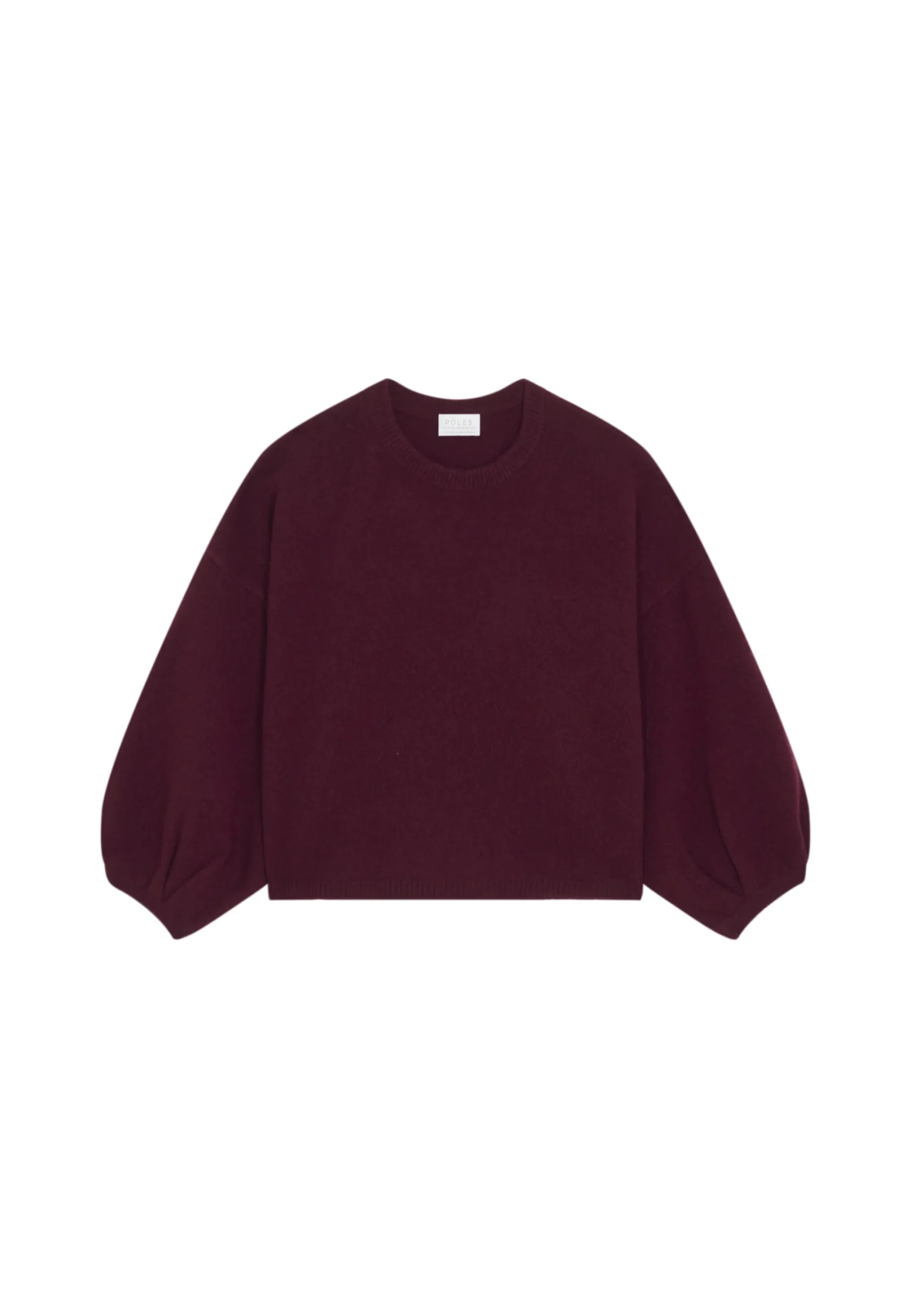 Maison Montagut Pull Col Rond Manches Ballon En Cachemire Melange - Lamara>Femme Pulls