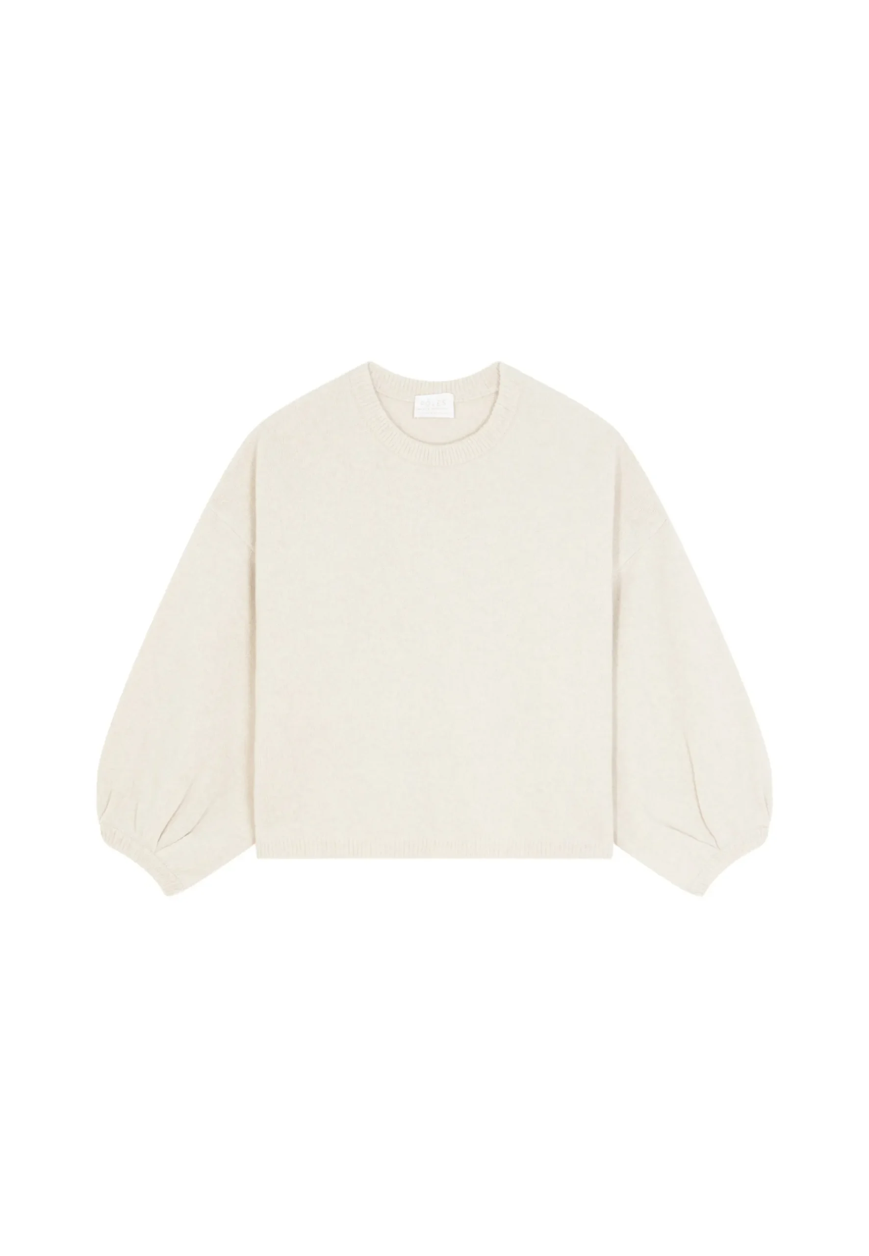 Maison Montagut Pull Col Rond Manches Ballon En Cachemire Melange - Lamara>Femme Pulls