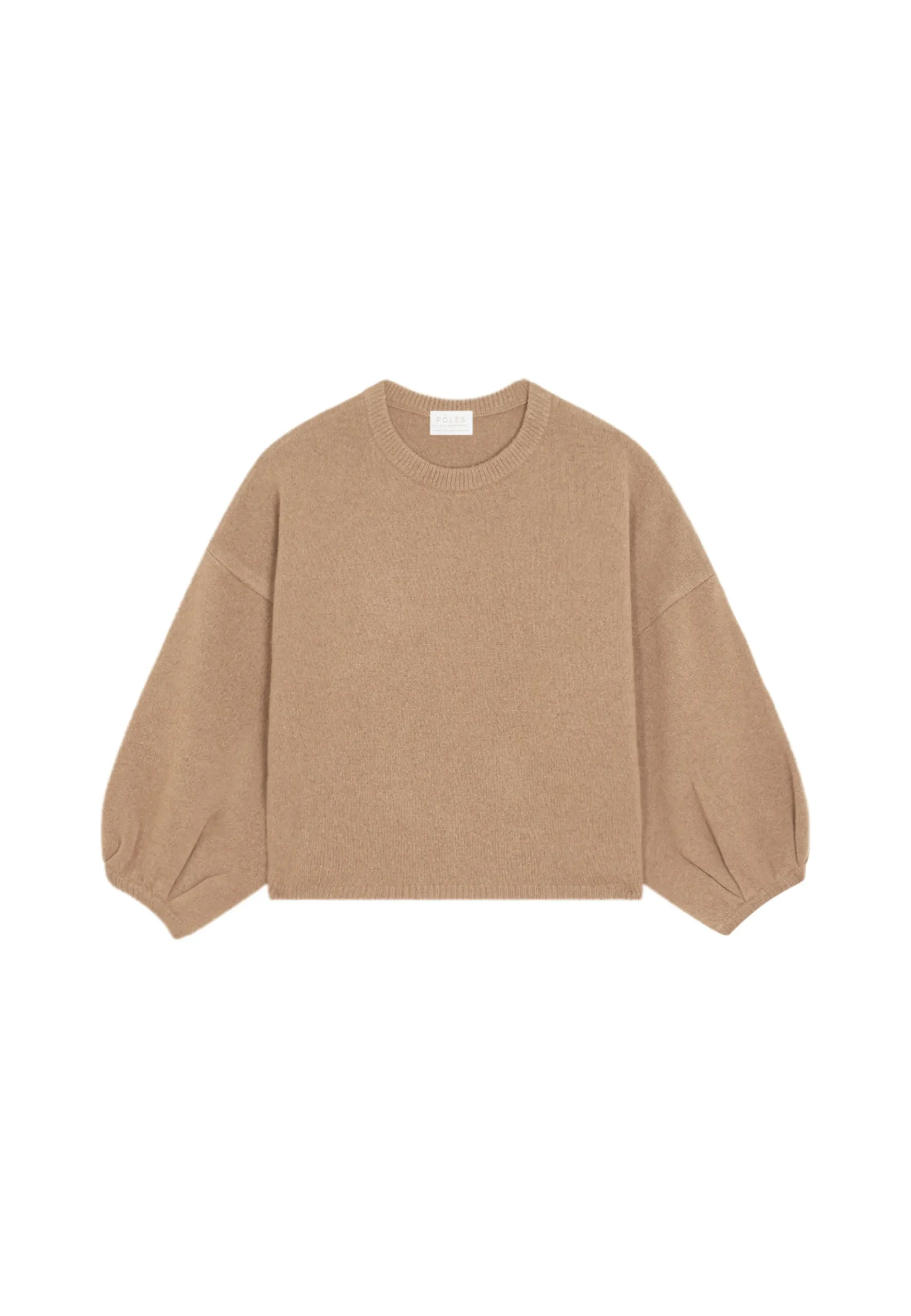 Maison Montagut Pull Col Rond Manches Ballon En Cachemire Melange - Lamara>Femme Pulls